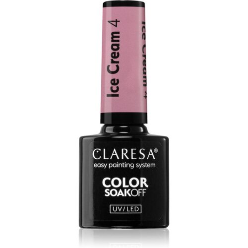 Claresa SoakOff UV/LED Color Ice Cream gel lak za nokte nijansa 4 5 g Cene