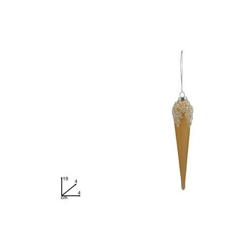 Dekoracija ZA BOR LEDENICA 16CM ZLATNA XNA23033571 Cijene