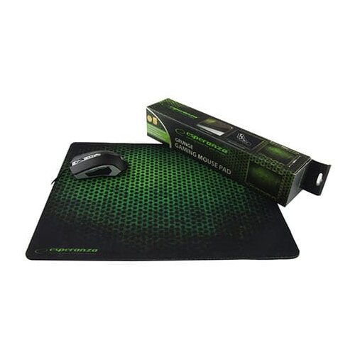 ESPERANZA SP.J. POTEREK Podloga za mi&amp;scaron; ESPERANZA GRUNGE, gaming, non-slip, 440x354x4mm, EA146G Slike