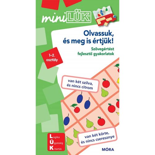 Móra miniL&Uuml;K Čitamo i razumijemo! - Vježbe za razvoj razumijevanja pročitanog teksta Cijene