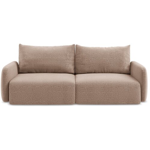 Makamii Svjetlo smeđa sklopiva/s prostorom za odlaganje sofa 238 cm Kalena – Cijene