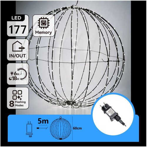 Aigostar LED Spolja&scaron;nja božićna dekoracija LED/3,6W/230V 60 cm IP44 hladno bela Cene