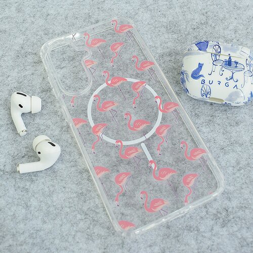 Nanobit Maska za Samsung A16 5G/ A166B Tropical Flamingos Mag Case Print Slike