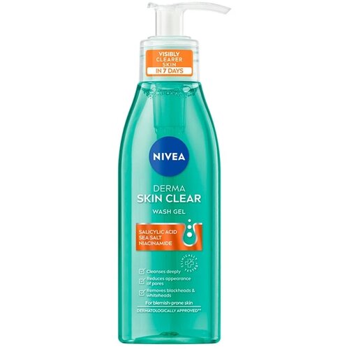 Nivea Derma skin clear gel za umivanje Visage 98755, 150ml Slike
