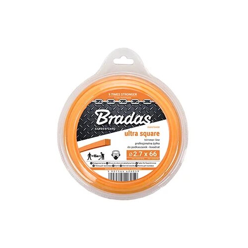 Bradas rezna nit za trimere profi ULTRA kvadrat 2,7mm x 66m ZUK27045B Slike