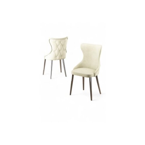Hanah home set stolica (6 komada) alpa cream chrome Cene