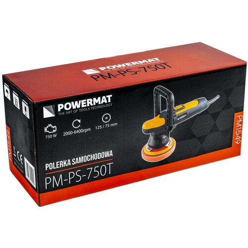 Powermat ekscentrična polirka za automobile 750 W, 125/75 mm, PM-PS-750T Slike