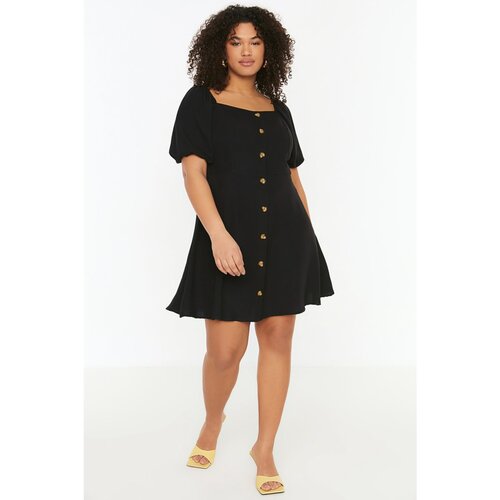 Trendyol Ženska haljina TBBSS22EL1673/Black Cijene