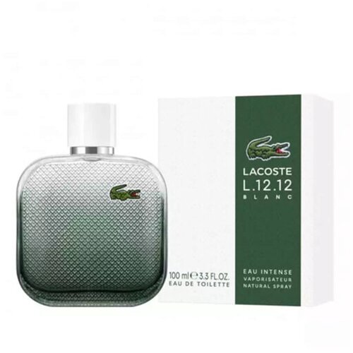 Lacoste muška toaletna voda L.12.12 blanc eau intense, 100 ml Cene