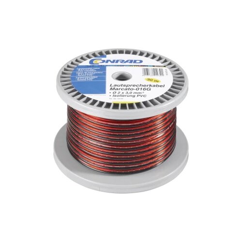 TRU COMPONENTS Zvučnički kabel 2 x 0.80 mm² Crvena, Crna 1565746 100 m Cijene