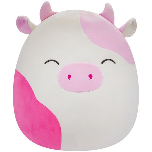 Squishmallows Skuishmallovs Plišana igračka krava sa zatvorenim očima, 40 cm, bela Slike