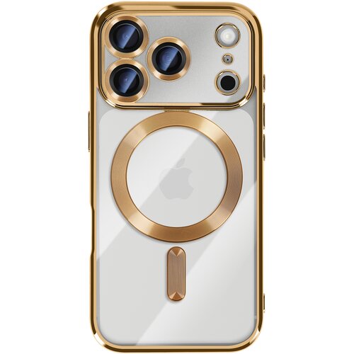 AVIZAR Ovitek za iPhone 17 Pro, združljiv z MagSafe, s kromiranim robom, Zlata, (5000190600) Cene