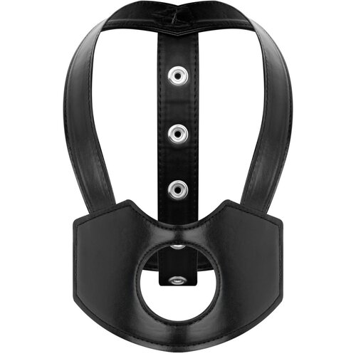 Bedroom Fantasies Naglavni pas za strap-on črn Slike