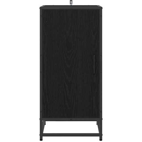 VidaXL Kreveta Crni hrast 35 x 35.5 x 76 cm Konstruirano drvo Slike