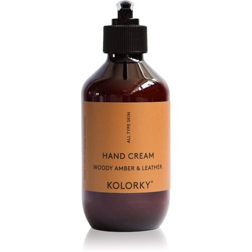 Kolorky Hand Cream krema za roke Woody Amber &amp;amp; Leather 270 ml Slike