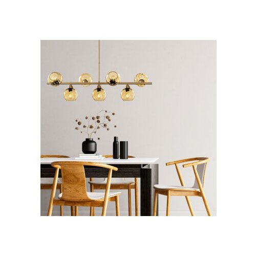 Opviq Luster Benek-15-14464, Zlatne boje Slike