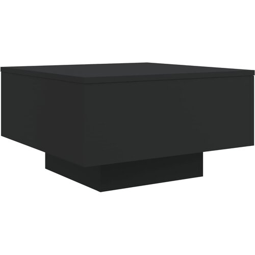  Stolić za kavu s LED svjetlima crni 55 x 55 x 31 cm Slike