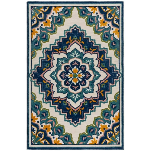 Flair Rugs Plavi vanjski tepih 160x230 cm Beach Floral –