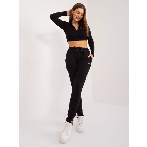 RELEVANCE Sweatpants-RV-DR-8242.81-black Cene