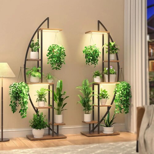Smania Moonflower™ Stojalo za rastline v obliki polmeseca z osvetlitvijo Cene