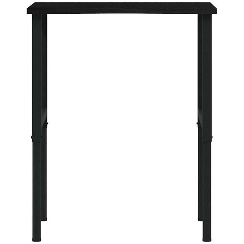  Radni stol tamnosmeđi 80x60x(71,5-98) cm masivno drvo hrast Slike