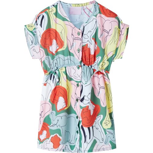 vidaXL Dječja haljina zelena 116 Cijene