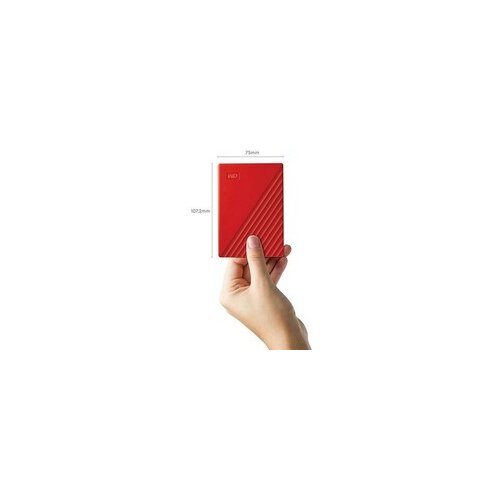 Western Digital HDD WD My Passport&amp;reg; 4TB rdeč, USB 3.0 (2.0), WD Backup&amp;trade;, WD Security&amp;trade;,WD Drive Utilities&amp;trade; WDBPKJ0040BRD-WESN Slike