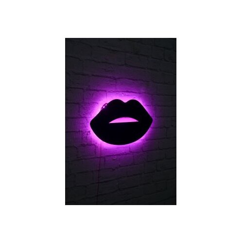 WALLXPERT zidna LED dekoracija Lips 2 Pink Cene