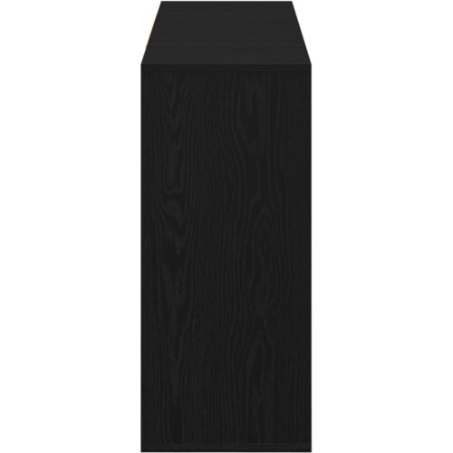 VidaXL s policom Crni hrast 120 x 30 x 75 cm Konstruirano drvo Slike