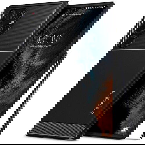 Spigen rugged armor silikonski ovitek za samsung galaxy s22 ultra 5g Slike