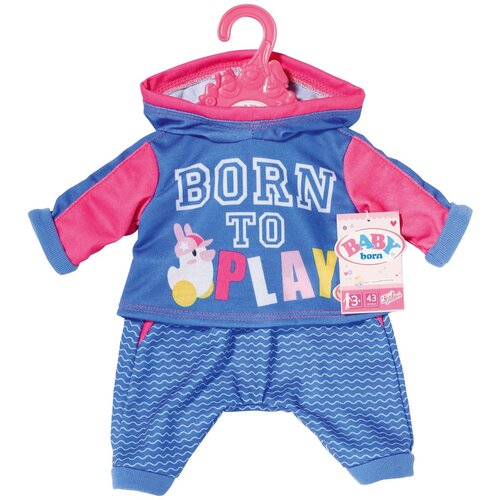 Baby Born &amp;Scaron;portno oblačilo 2 assorted 43cm 830109 Slike