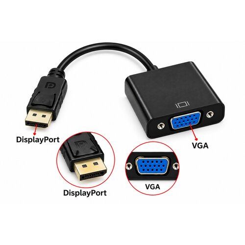 Mks DisplayPort na VGA adapter Cene