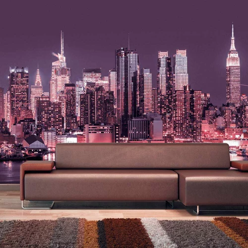  tapeta - NYC: Purple Nights 250x175