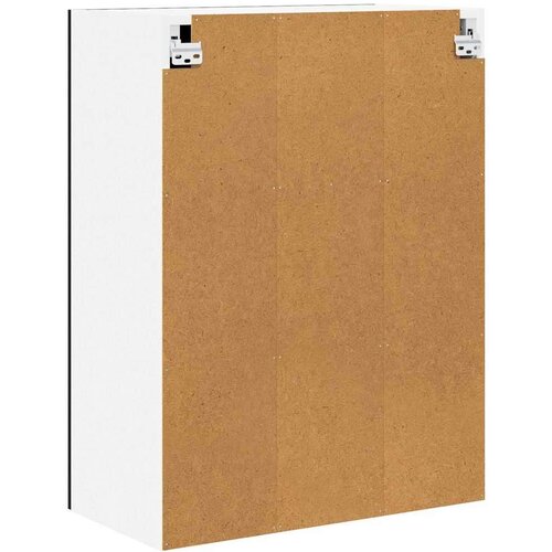 VidaXL viseći ormarić s policom zidne riga crni hrast 60 x 31 x 80 cm Slike
