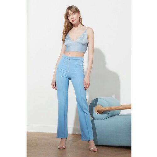 Trendyol blue basic pants Slike