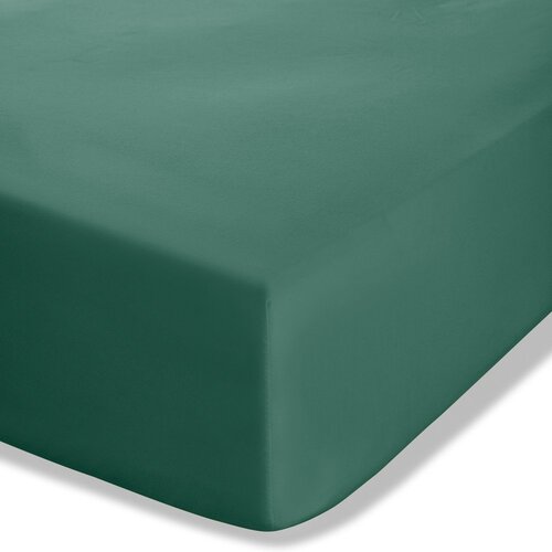 Catherine Lansfield Temno zelena napenjalna rjuha iz perkala 90x190 cm Easy Iron Percale – Cene