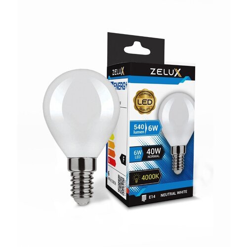 Zelux LED sijalka E14 G45 6W 540lm 4000K Cene