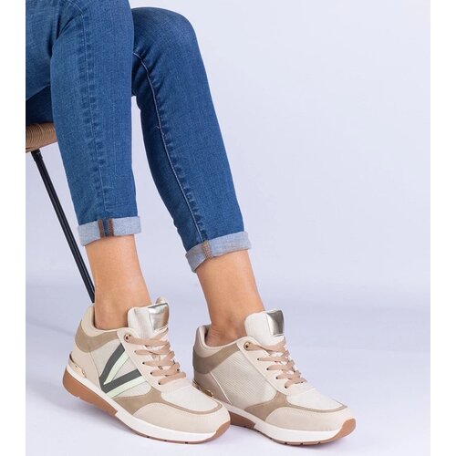 D/CEO marka niezdefiniowana Beige women's sneakers with hidden wedge Ninella Cijene