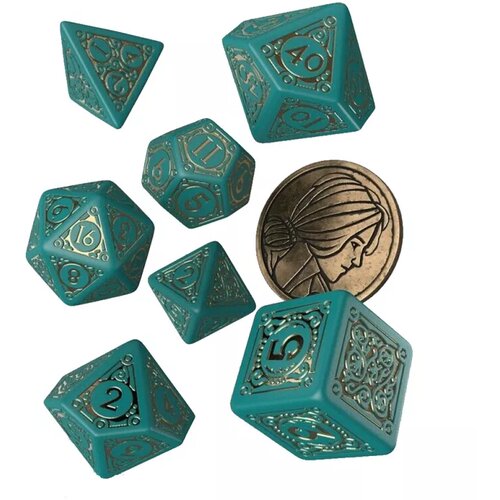 Q-Workshop the witcher dice set. triss - the beautiful healer Cene