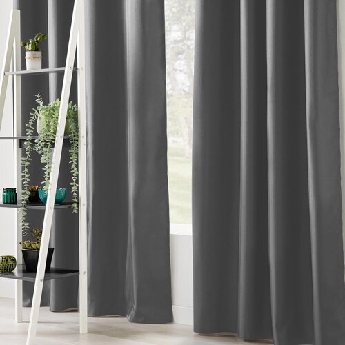 Douceur d int&amp;eacute;rieur Antracitno siva izolacijska zavesa 140x260 cm Icemount &amp;ndash; Slike