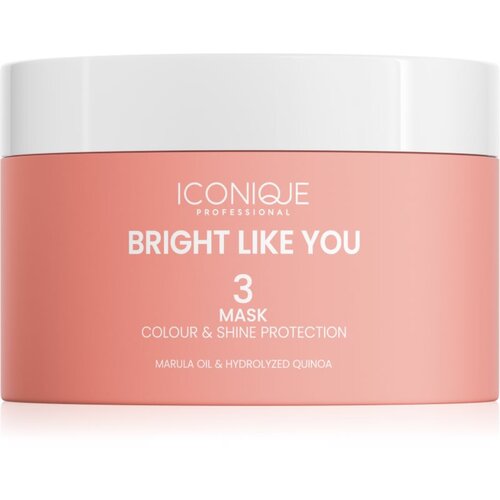 ICONIQUE Professional BRIGHT LIKE YOU Colour & Shine Protection Mask maska za obnovo in za&scaron;čito kože za barvane lase 200 ml Cene
