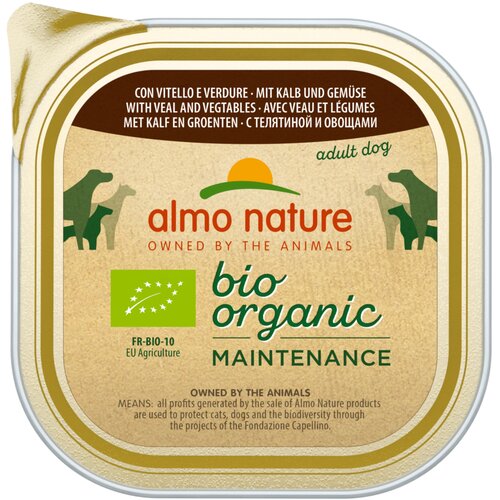 Almo Nature BioOrganic Maintenance 27 x 300 g - Bio teletina & bio zelenjava Cijene