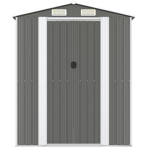 vidaXL Vrtna lopa svetlo siva 192x855x223 cm pocinkano jeklo Cene