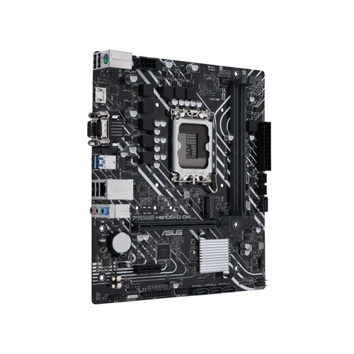 Asus matična ploča PRIME H610M-D D4 Intel H610, LGA1700, 2xDDR4, VGA, HDMI, mATX Slike