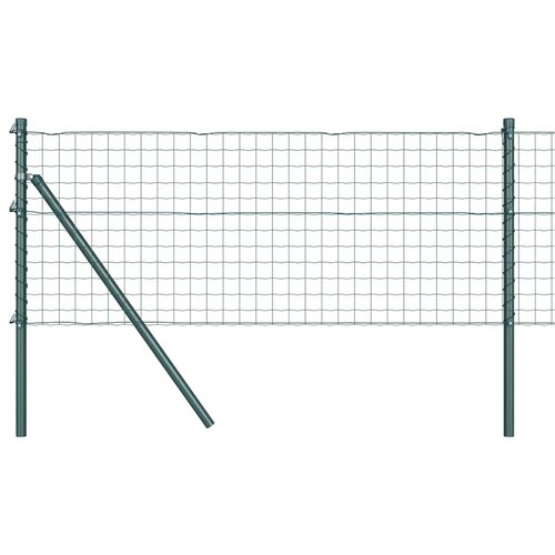 vidaXL Euro Ograda s 13 Stubova 0.4x50 m Galvanizirani Čelik Zeleno Cene