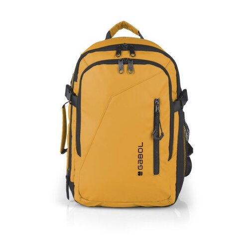 Gabol žuti Ranac putni za low cost sa 2 odeljka 25x40x20/23 cm 20/23l - 0,62kg Canada ( 03RNG125226G ) Slike
