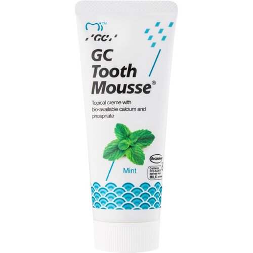 Gc Tooth Mousse remineralizacijska zaščitna krema za občutljive zobe brez fluorida okus Mint 35 ml Cene