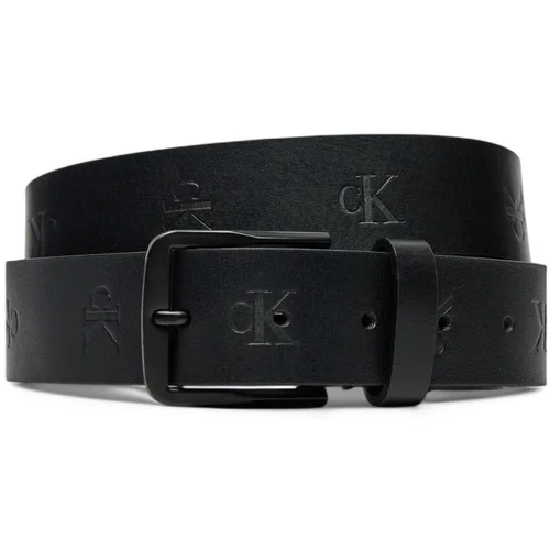 Calvin Klein Jeans Pasovi CLASSIC FLAT LTHR 35MM AOP K50K512087 Črna Calvin Klein Jeans Pasovi CLASSIC FLAT LTHR 35MM AOP K50K512087 Črna