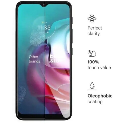 Blue Star kaljeno steklo za Motorola G30 Slike