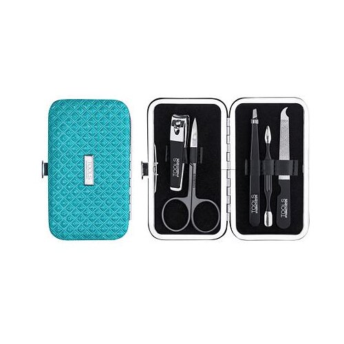 Gabriella Salvete tOOLS Manicure Kit nijansa Blue darovni set rašpica za nokte + škare za nokte + pinceta + grickalica + proizvod za uklanjanje kožice oko noktiju za žene Cijene